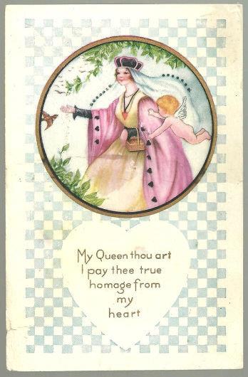 QUEEN AND ANGEL AMONG EVERGREENS