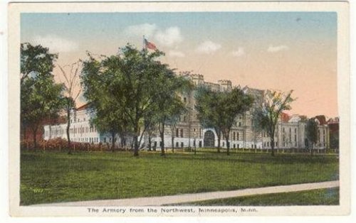 ARMORY FROM THE NORTHWEST, MINNEAPOLIS, MINNESOTA