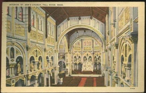 INTERIOR ST. ANN'S CHURCH, FALL RIVER, MASSACHUSETTS
