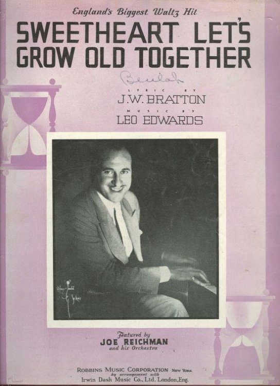 SWEETHEART LET'S GROW OLD TOGETHER
