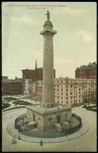 WASHINGTON MONUMENT, BALTIMORE MARYLAND