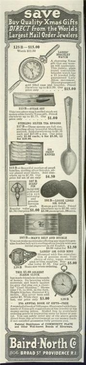 1916 LADIES HOME JOURNAL BAIRD-NORTH MAIL ORDER MAGAZINE ADVERTISEMENT