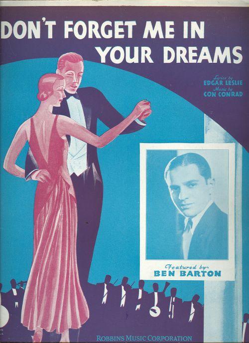 DON'T FORGET ME IN YOUR DREAMS