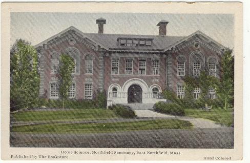 HOME SCIENCE HALL, EAST NORTHFIELD, MASSACHUSETTS