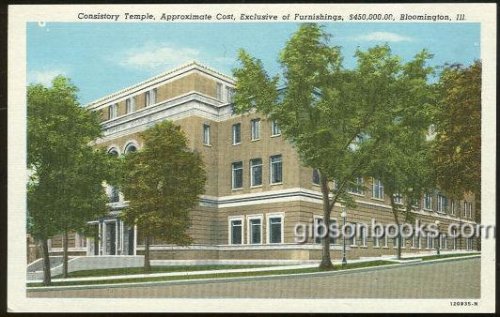 CONSISTORY TEMPLE, BLOOMINGTON, ILLINOIS