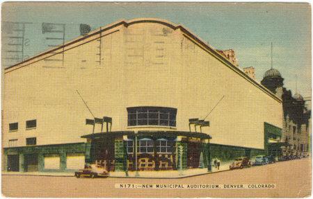 NEW MUNICIPAL AUDITORIUM, DENVER, COLORADO