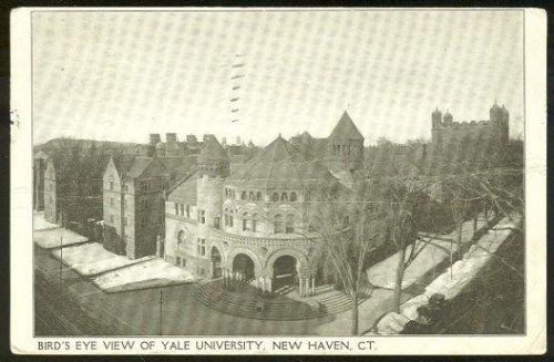 BIRD'S EYE VIEW, YALE UNIVERSITY, NEW HAVEN, CONNECTICUT