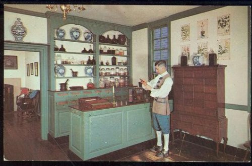PASTEUR-GALT APOTHECARY SHOP, WILLIAMSBURG, VIRGINIA