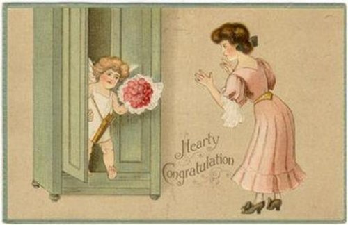 HEARTY CONGRATULATION POSTCARD