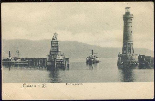 LINDAU IM BODENSEE HAFENEINFAHRT, GERMANY
