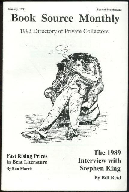BOOK SOURCE MONTHLY MAGAZINE JANUARY 1993 DIRECTORY OF PRIVATE COLLECTORS