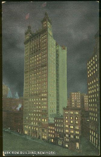 PARK ROW BUILDING, NEW YORK CITY, NEW YORK
