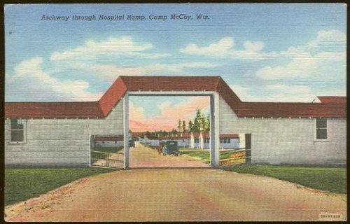 ARCHWAY THROUGH HOSPITAL RAMP, CAMP MCCOY, WISCONSIN
