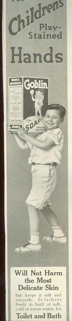 1915 LADIES HOME JOURNAL GOBLIN SOAP MAGAZINE ADVERTISEMENT