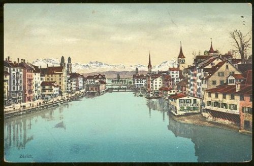 CITY SCENE OF ZURICH, SWITZERLAND