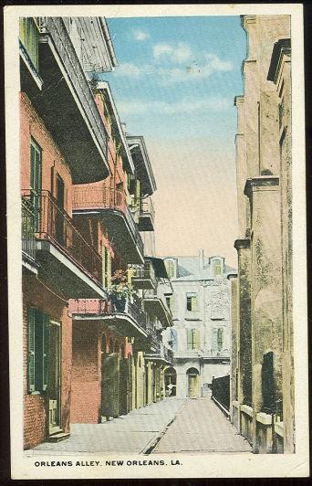 ORLEANS ALLEY, NEW ORLEANS, LOUISIANA