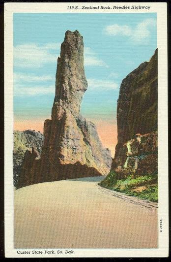 SENTINEL ROCK, NEEDLES HIGHWAY, CUSTER STATE PARK, SOUTH DAKOTA