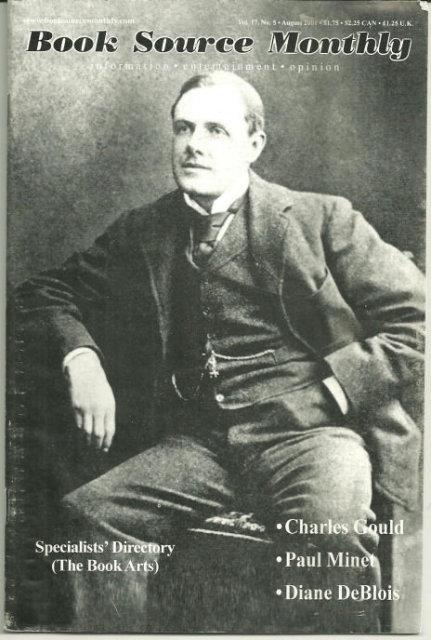 BOOK SOURCE MONTHLY MAGAZINE AUGUST 2001