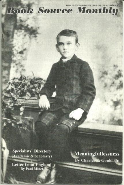 BOOK SOURCE MONTHLY MAGAZINE NOVEMBER 1998