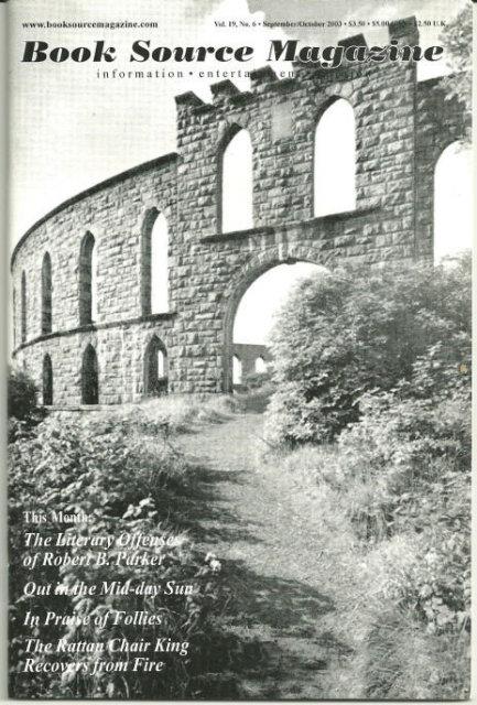 BOOK SOURCE MAGAZINE SEPTEMBER/OCTOBER 2003