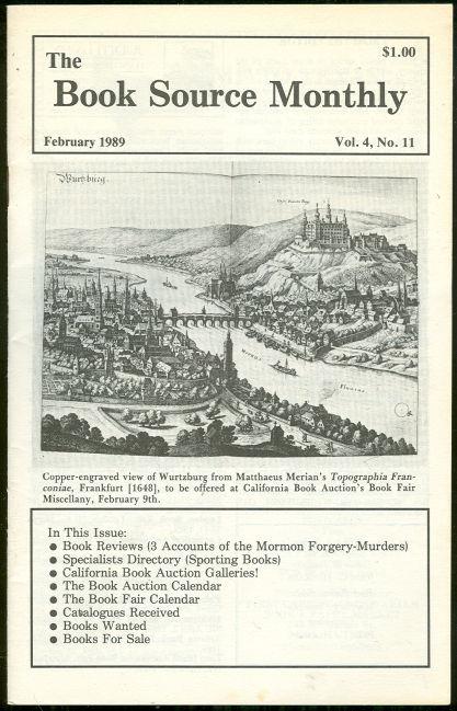 BOOK SOURCE MONTHLY MAGAZINE FEBRUARY 1989