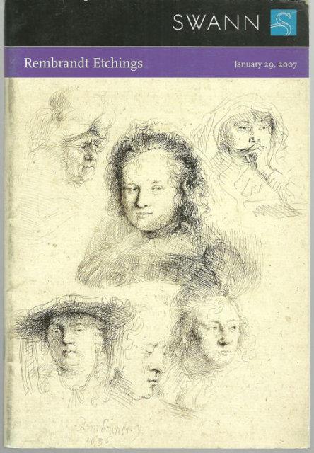 REMBRANDT ETCHINGS, SALE 2101, JANUARY 29, 2007