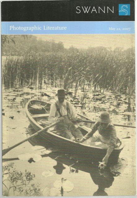 PHOTOGRAPHIC LITERATURE, SALE 2115 MAY 22, 2007