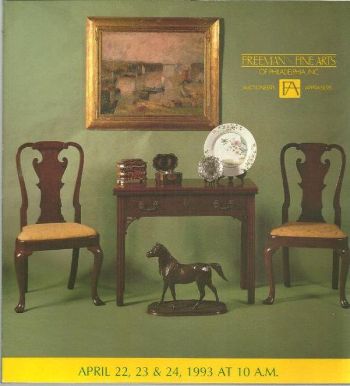 SALE NO. 542 THURSDAY, FRIDAY AND SATURDAY APRIL 22, 23, 24 1993 Antiques, Paintings and Furniture