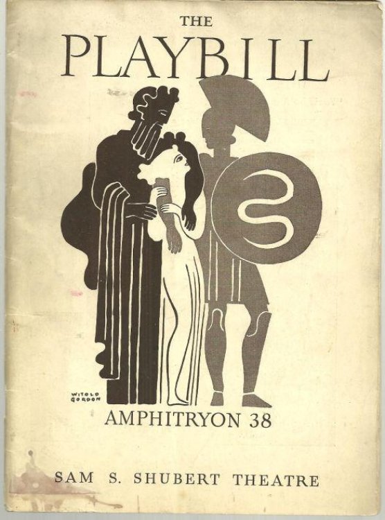 ALFRED LUNT AND LYNN FONTANNE IN AMPHITRYON 38, JANUARY 3, 1938