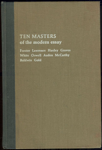 TEN MASTERS OF THE MODERN ESSAY