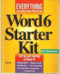 WORD 6 STARTER KIT FOR MANINTOSH Book and Disk