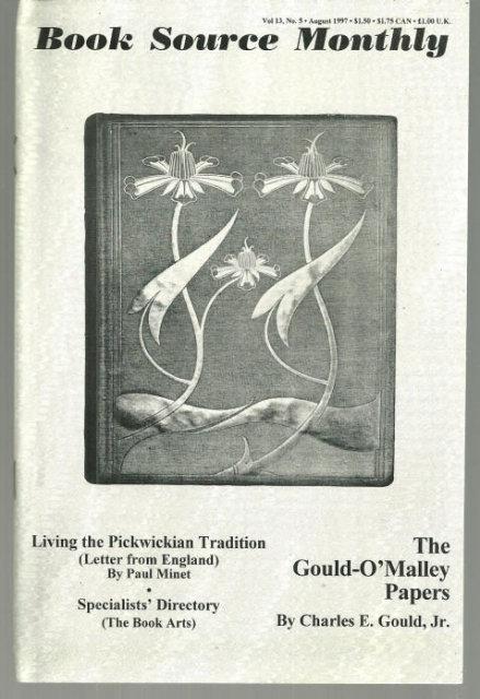 BOOK SOURCE MONTHLY MAGAZINE AUGUST 1997