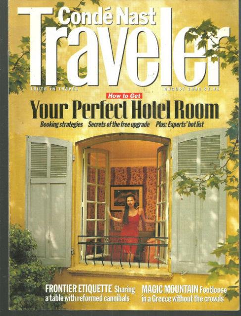CONDE NAST TRAVELER MAGAZINE AUGUST 1996