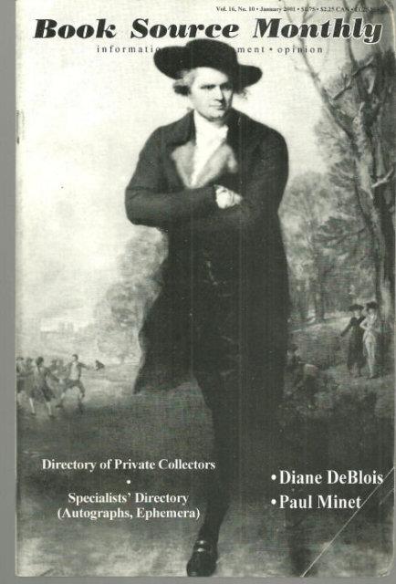 BOOK SOURCE MONTHLY MAGAZINE JANUARY 2001