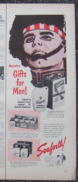 1956 SEAFORTH LIFE MAGAZINE ADVERTISEMENT
