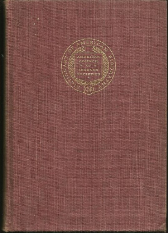 DICTIONARY OF AMERICAN BIOGRAPHY Larned to Millington Volume VI