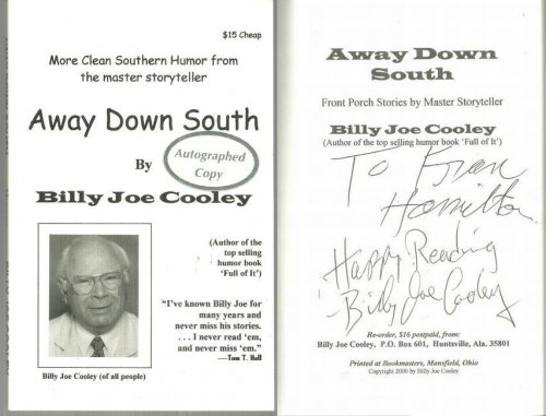AWAY DOWN SOUTH Front Porch Stories by a Master Storyteller