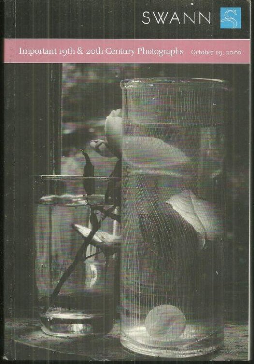 IMPORTANT 19TH AND 20TH CENTURY PHOTOGRAPHS, SALE 2089, OCTOBER 19, 2006