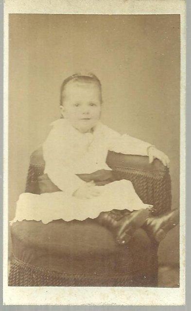 CHILD IN CHAIR FROM DAUPHIN CO., PENNSYLVANIA CABINET CARD