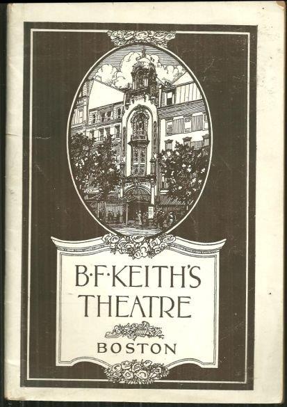PROGRAM FOR B. F. KEITH'S THEATRE, BOSTON, MASS. WEEK OF OCTOBER 25, 1920