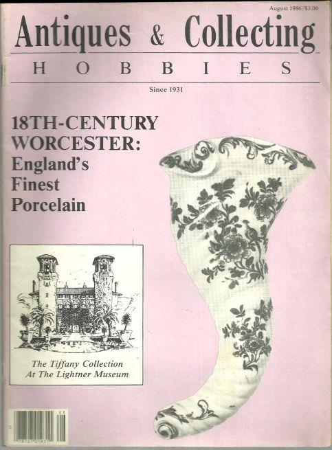 ANTIQUES AND COLLECTING HOBBIES MAGAZINE AUGUST 1986