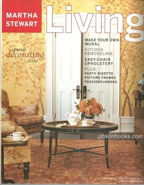 MARTHA STEWART LIVING MAGAZINE SEPTEMBER 2002