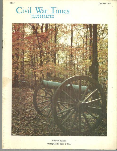 CIVIL WAR TIMES MAGAZINE ILLUSTRATED OCTOBER 1978