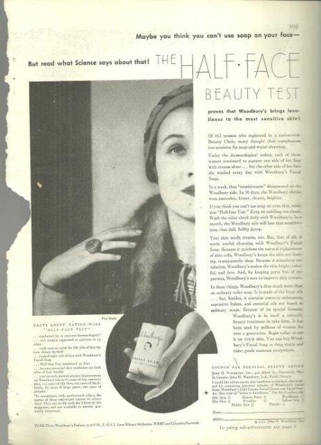 1932 GOOD HOUSEKEEPING MAGAZINE ADVERTISEMENT FOR WOODBURY SOAP