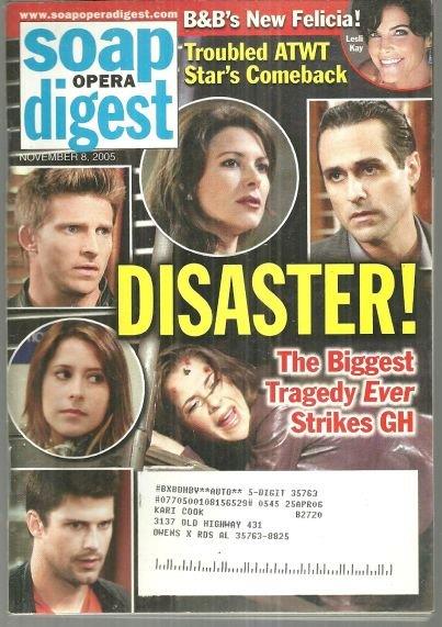 SOAP OPERA DIGEST NOVEMBER 8, 2005