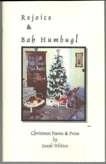 REJOICE AND BAH HUMBUG Christmas Poems and Prose