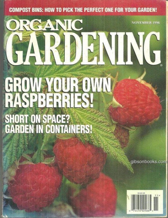 ORGANIC GARDENING MAGAZINE NOVEMBER 1996