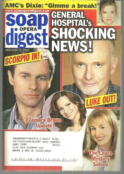 SOAP OPERA DIGEST JANUARY 17, 2006
