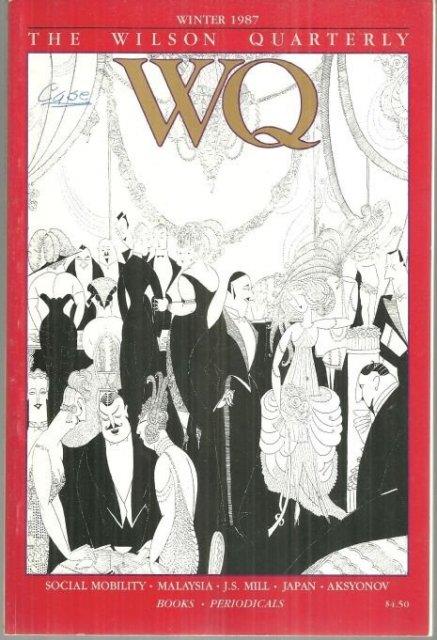 WILSON QUARTERLY WINTER 1987