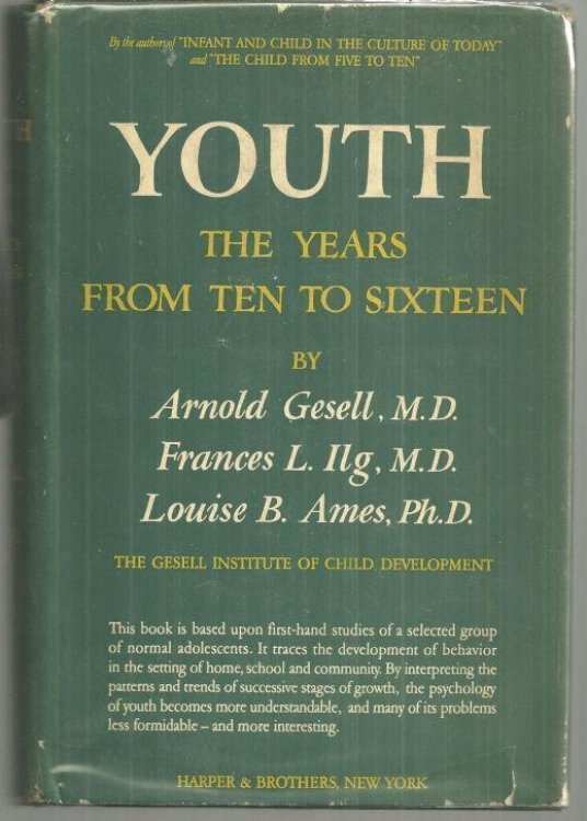 YOUTH The Years from Ten to Sixteen